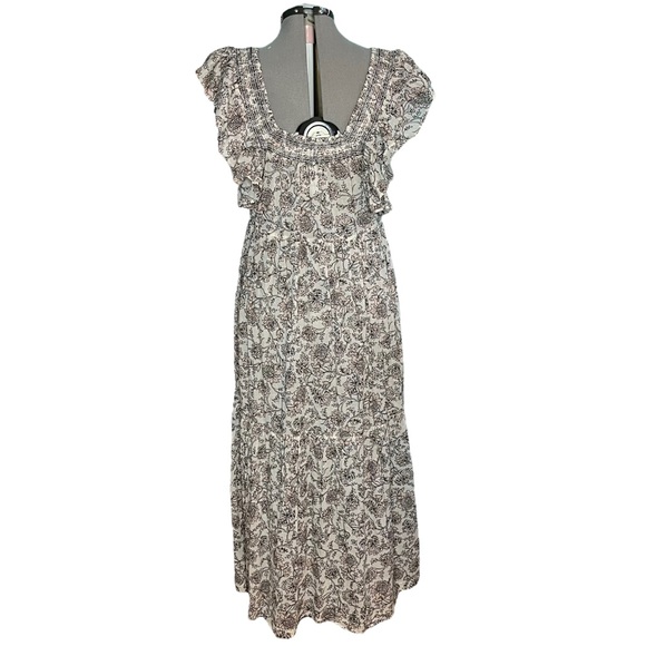 Free People Bonita Midi Dress Women’s Size Large Bohemian Boho New with Tags - Picture 3 of 9